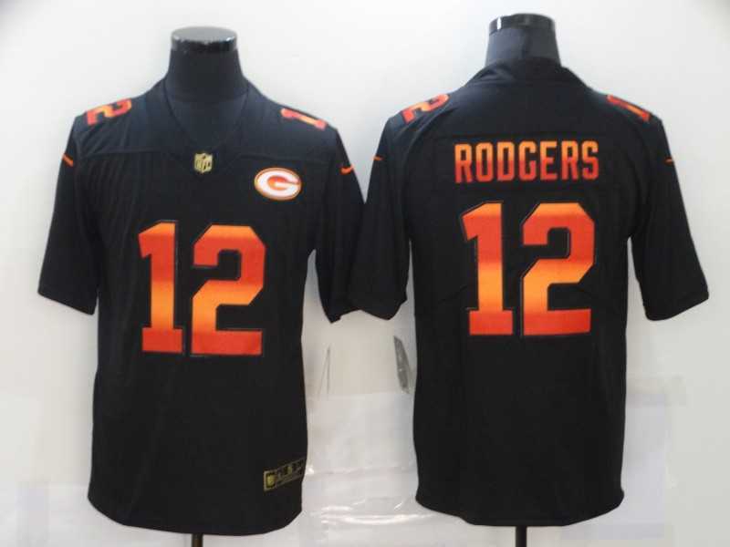 Nike Packers 12 Aaron Rodgers Black Colorful Fashion Limited Jersey,We sell and wholesale Nike Packers 12 Aaron Rodgers Black Colorful Fashion Limited Jersey on line form chian!